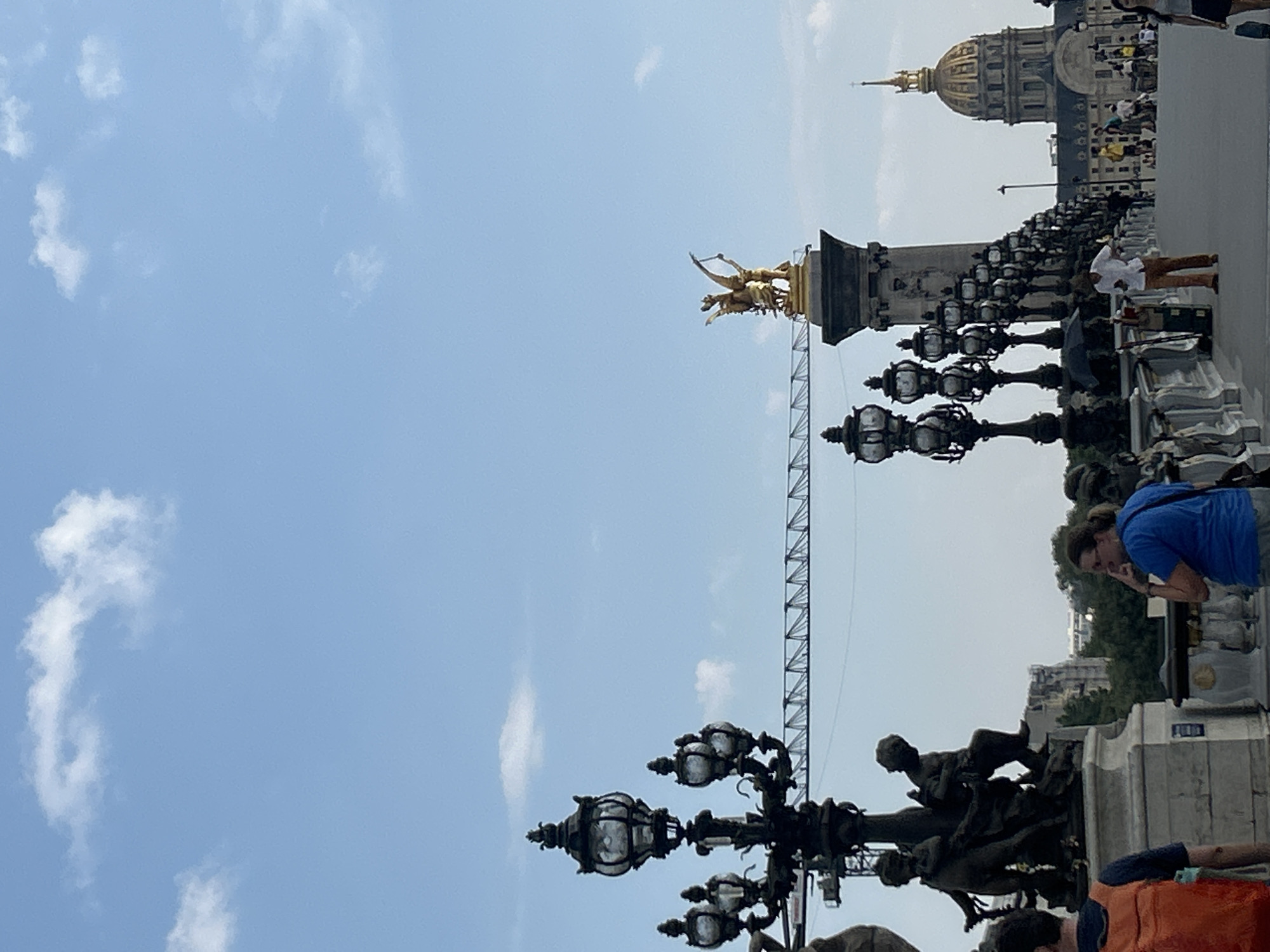 Pont Alexandre III and Grand Palais on a clear Paris afternoon