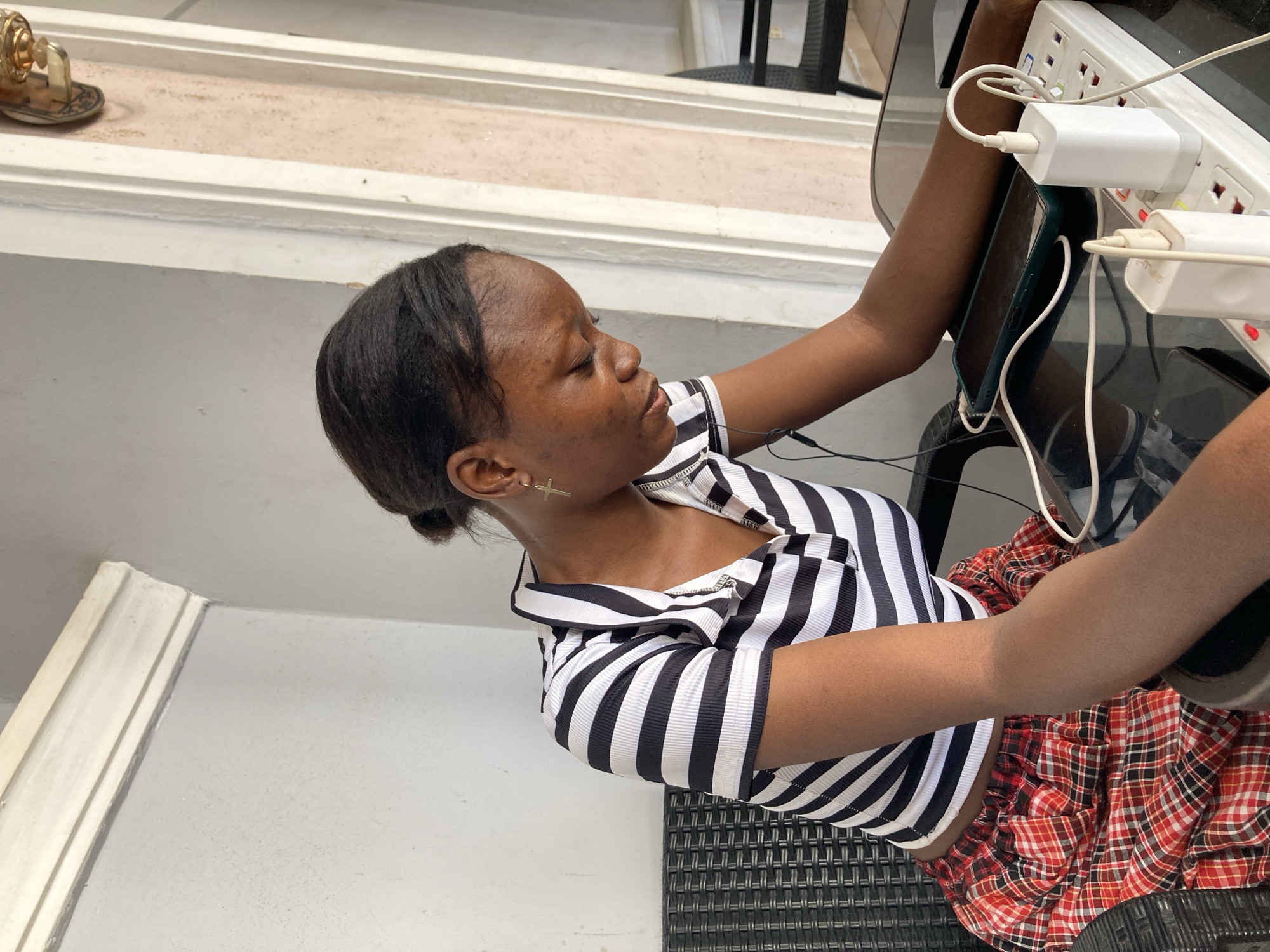 Casual outdoor moments in a Gwarinpa residential area