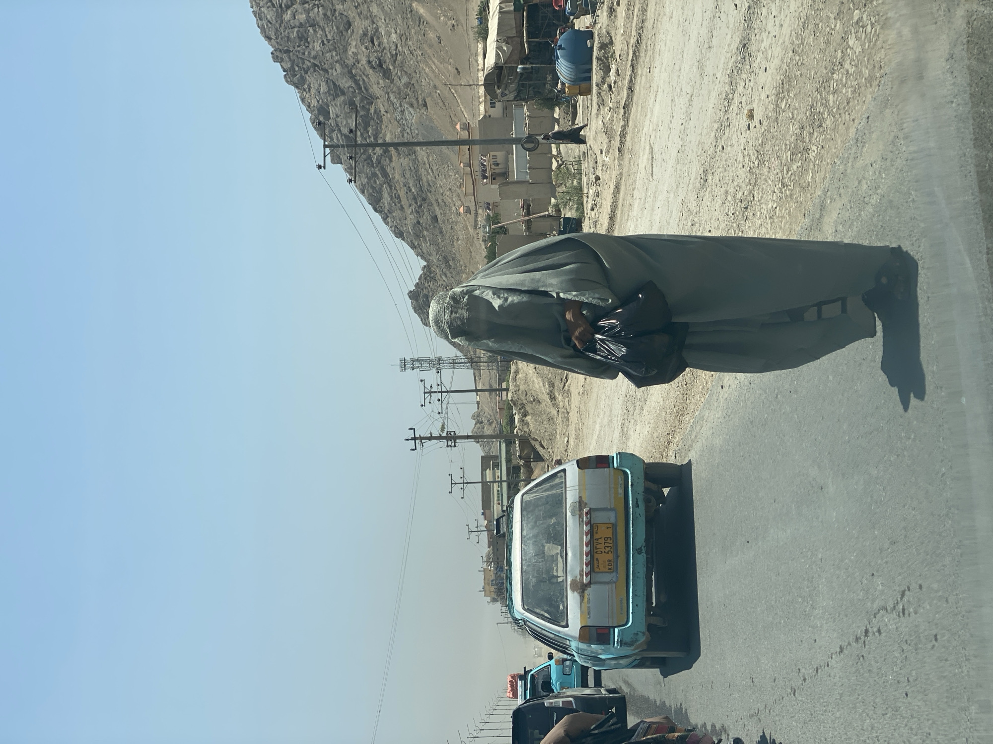 Daily street scenes from Kokran, Afghanistan morning