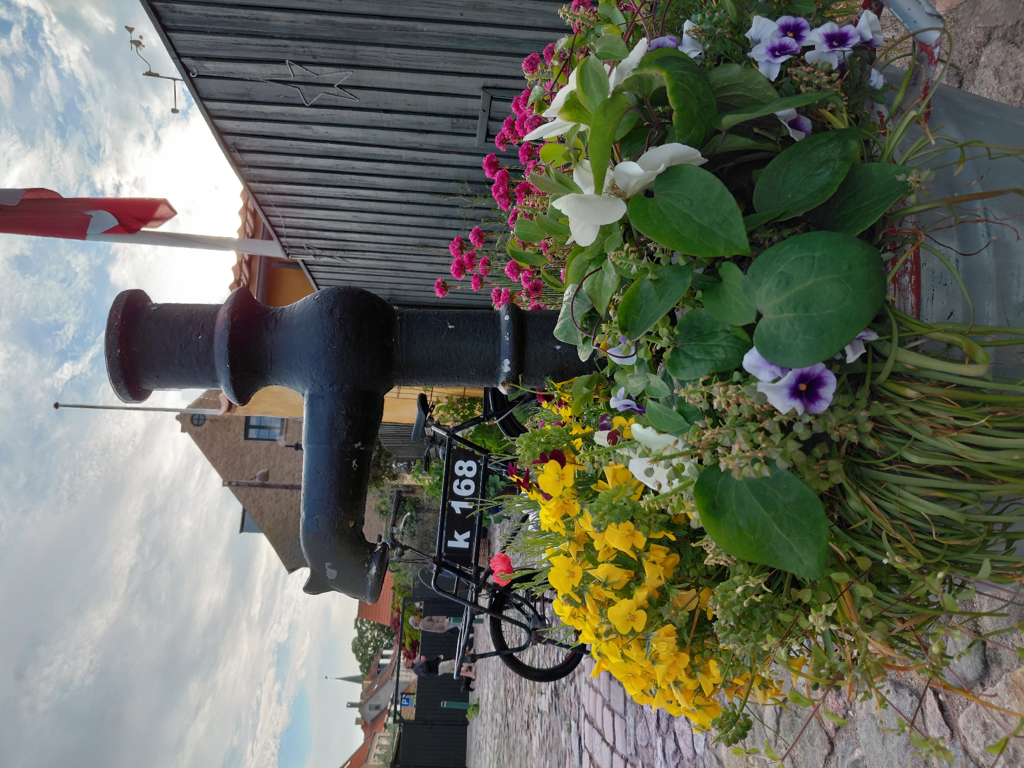 Evening scenes captured from Dragør's cobblestone streets and marina