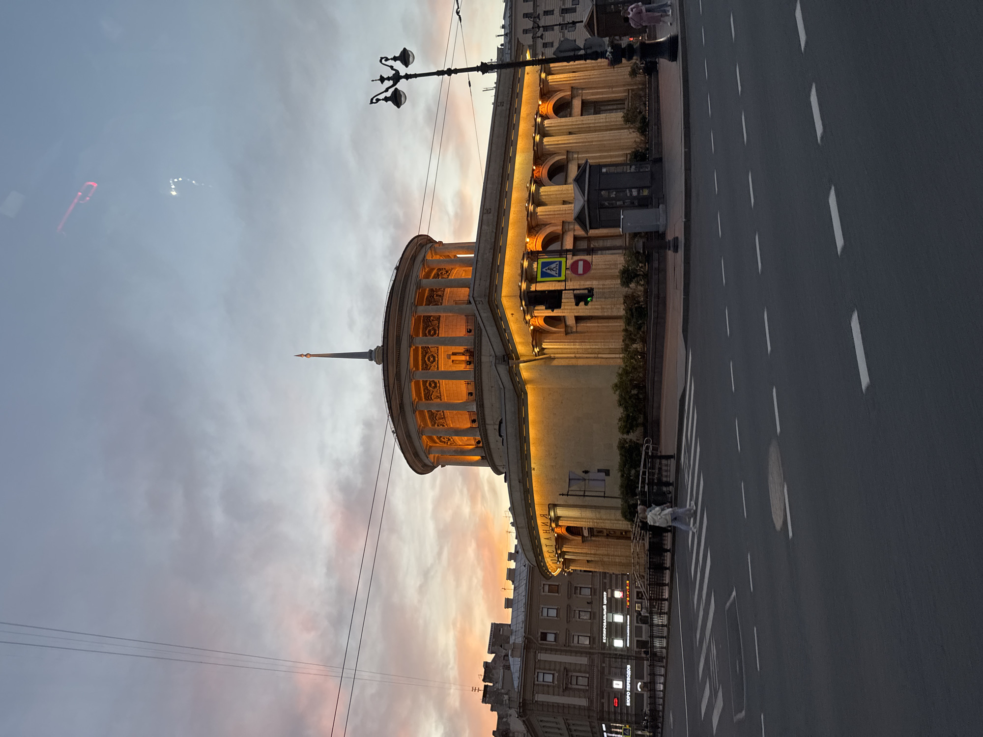 Saint Petersburg streets glow during white nights, June 21st