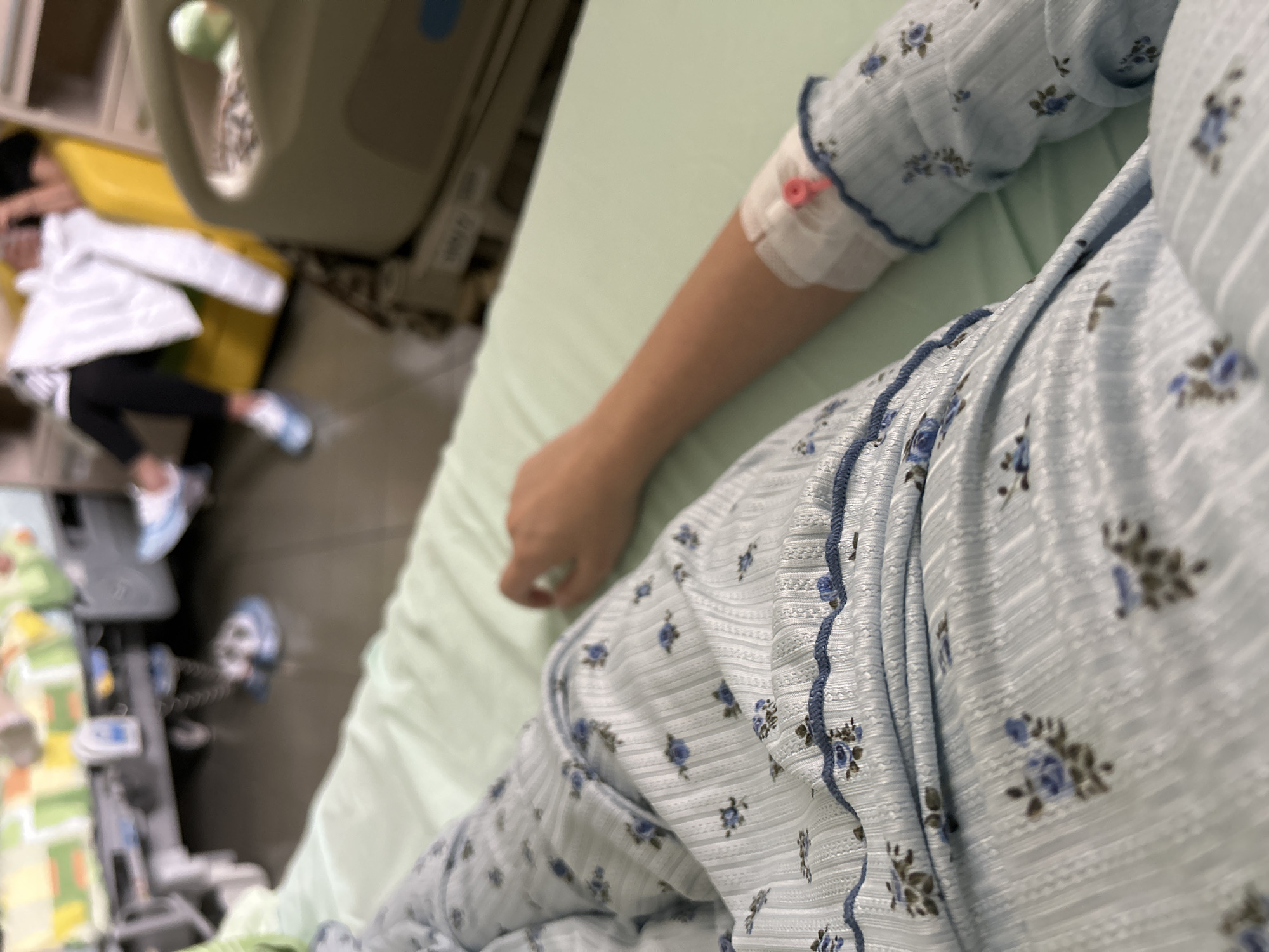 Patient receives IV treatment at Plovdiv hospital