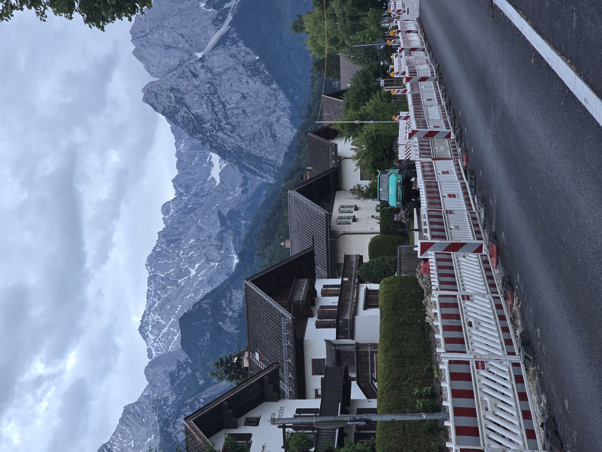 Evening documentation of Garmisch-Partenkirchen streets and alpine scenery