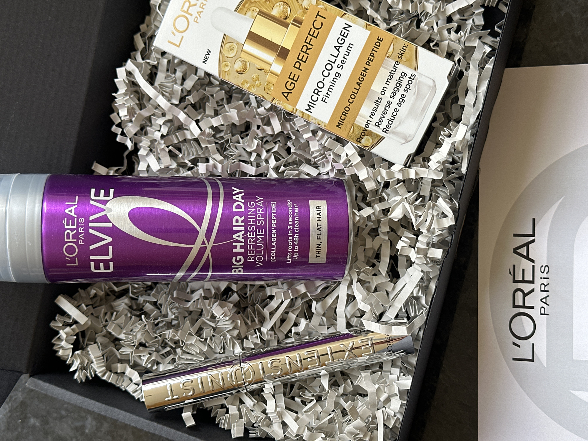 L'Oréal product unboxing documented in Tunbridge Wells