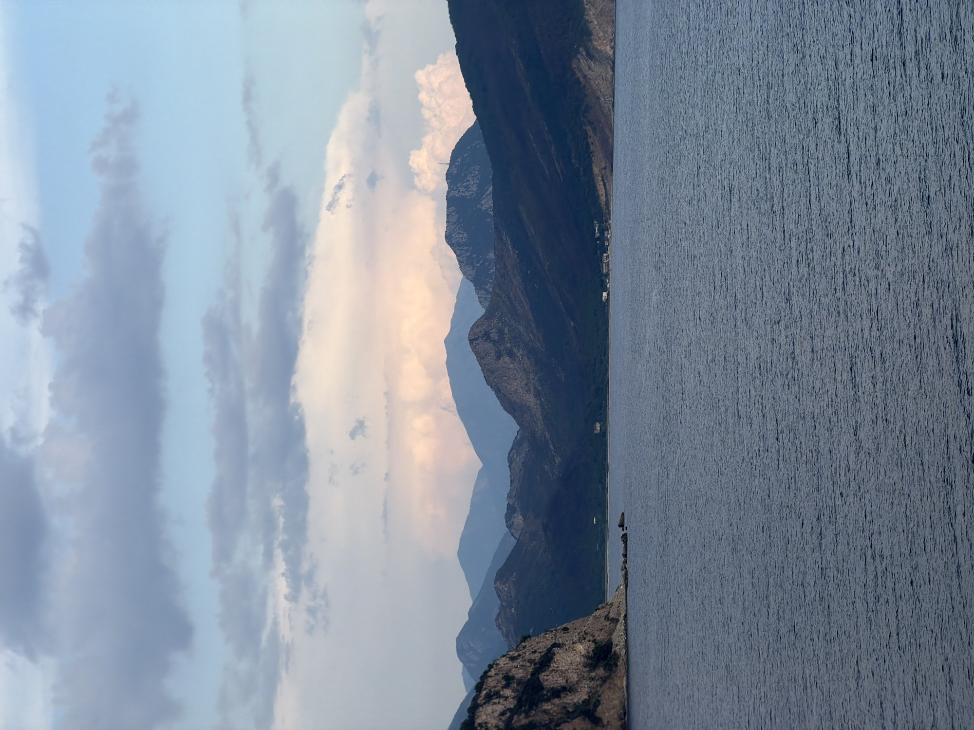 Adriatic coastline views documented near Mirište, Montenegro