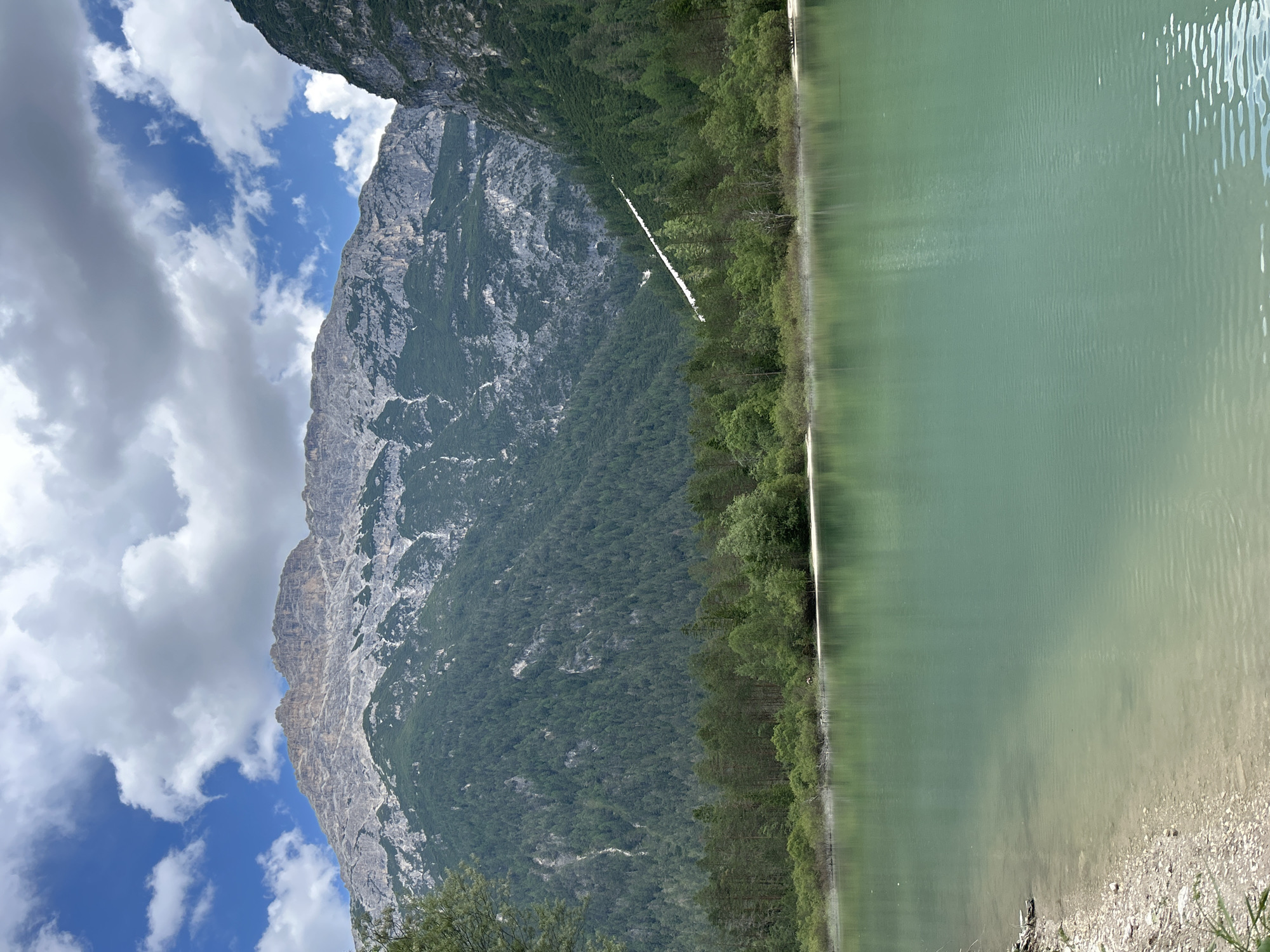 Alpine lake photography session with dog in tow