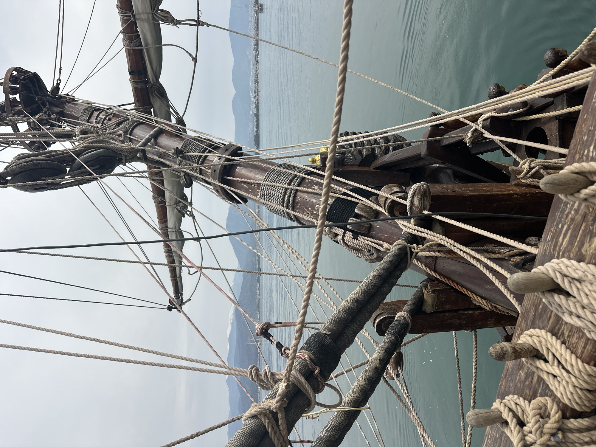 Traditional sailing vessel spotted off Fethiye, Turkey coast