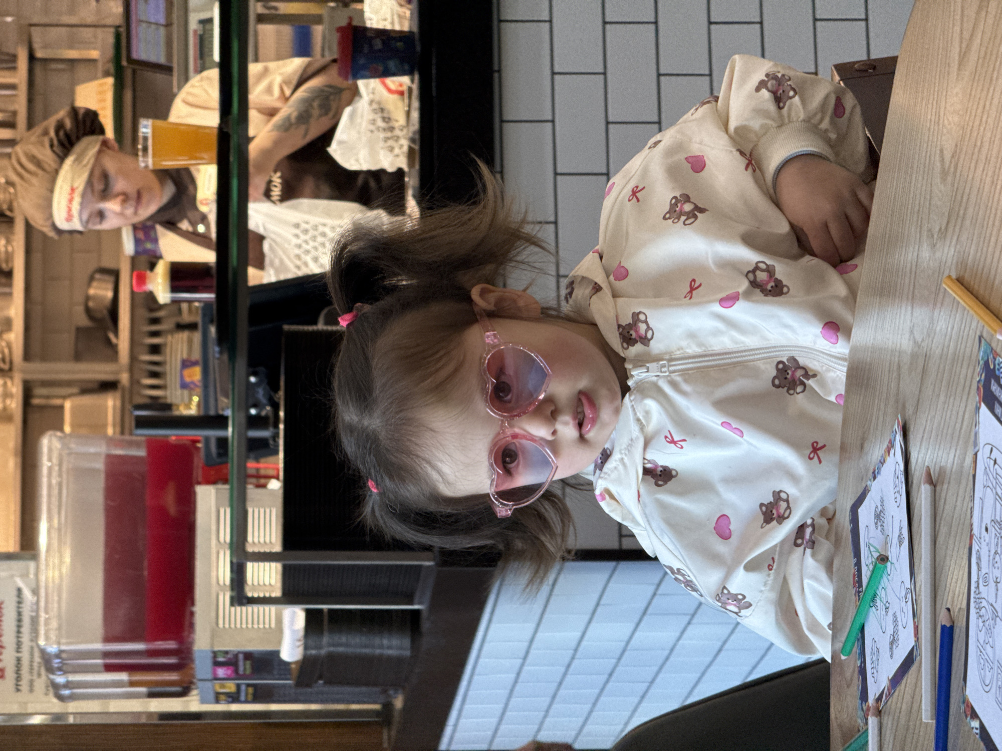 Child enjoys lunch with okroshka soup at Russian venue