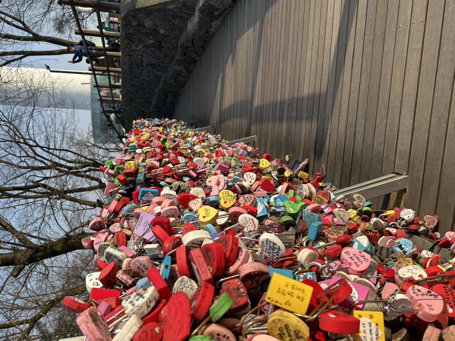 Morning views captured at N Seoul Tower, Namsan Mountain