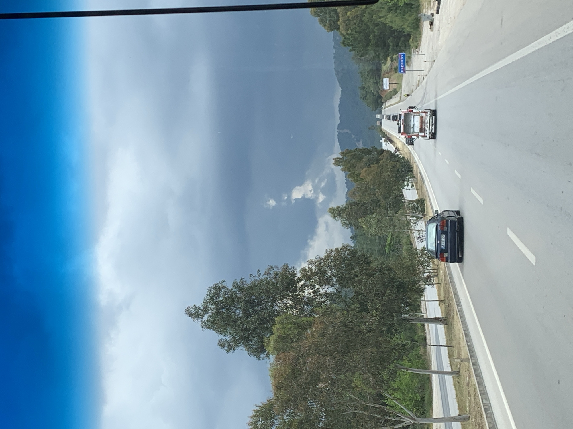 Highway traffic observed near Fethiye, Turkey