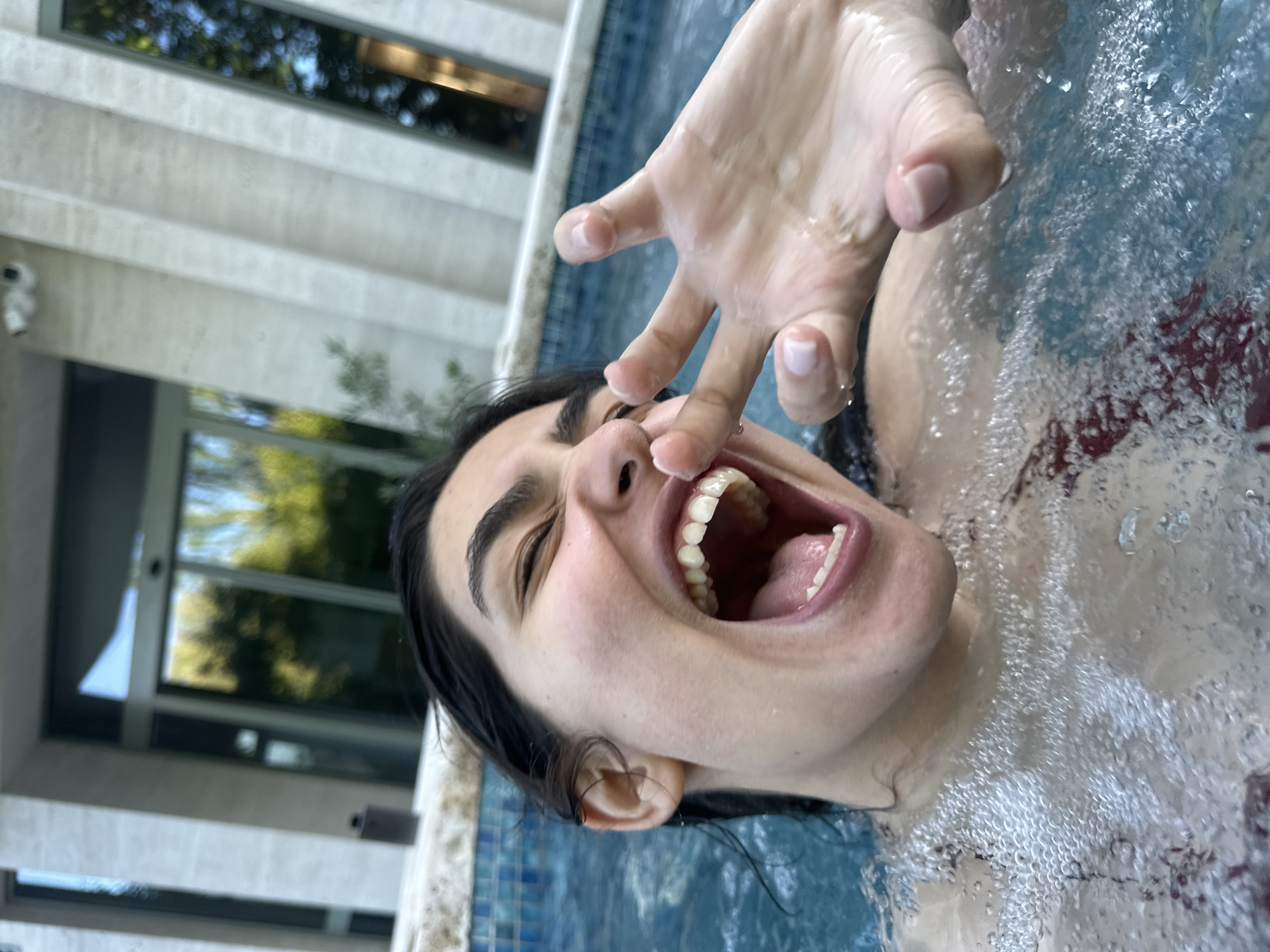 Summer pool day at an outdoor spot in Dzoraghbyur, Armenia