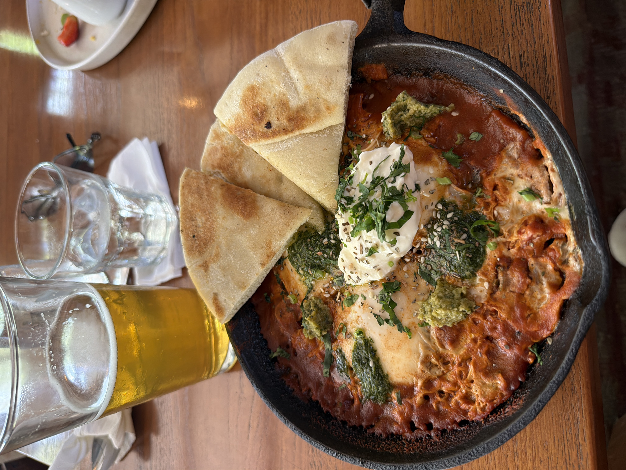 Late-night breakfast meal observed at undisclosed location