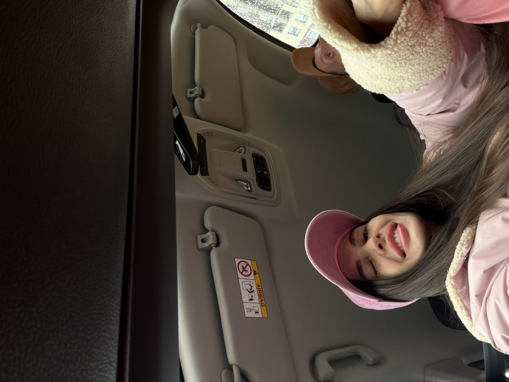 Traffic jam captures smiling passengers in Saint Petersburg