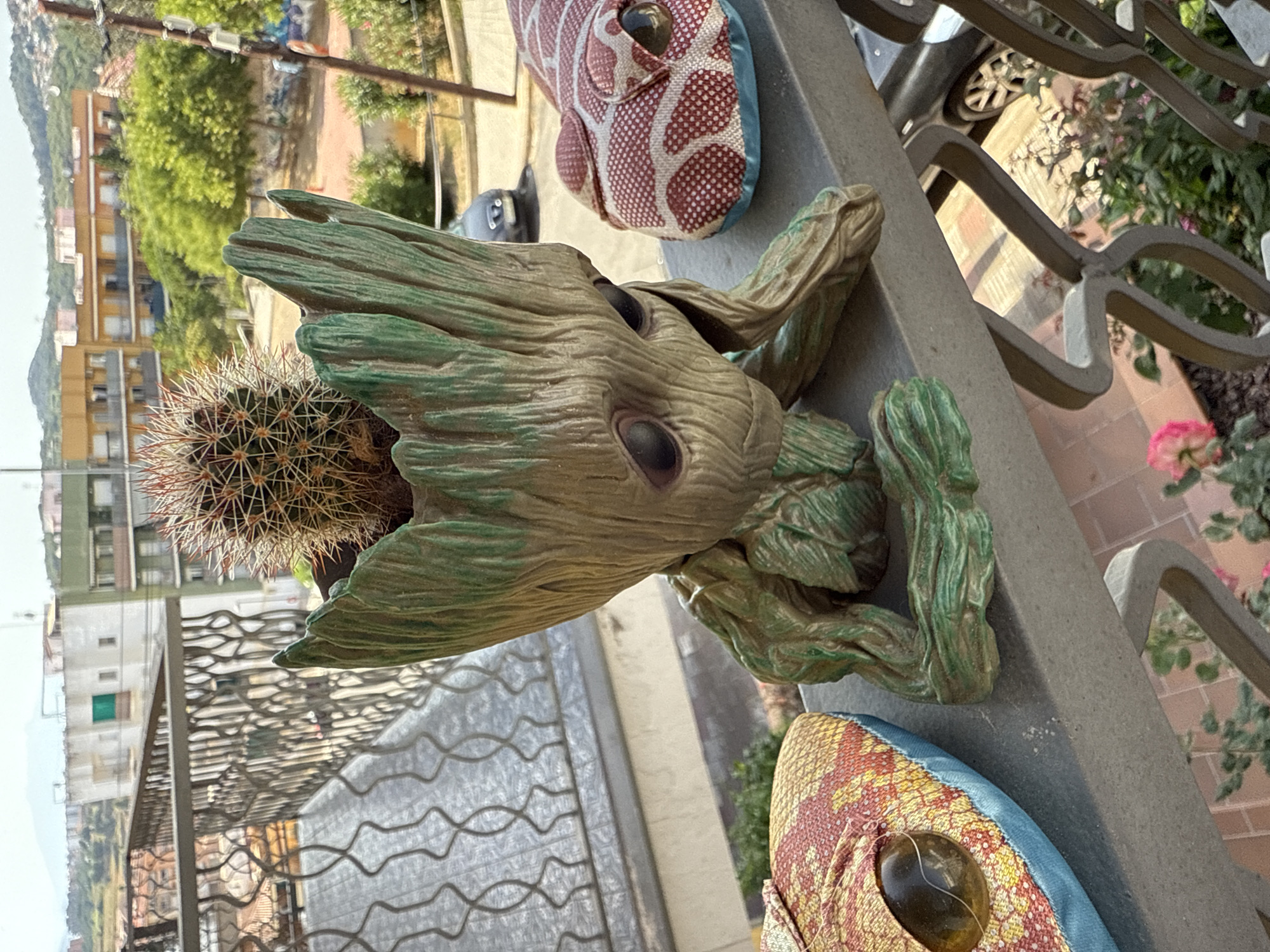 Balcony cactus and succulent collection in Blanes, Spain