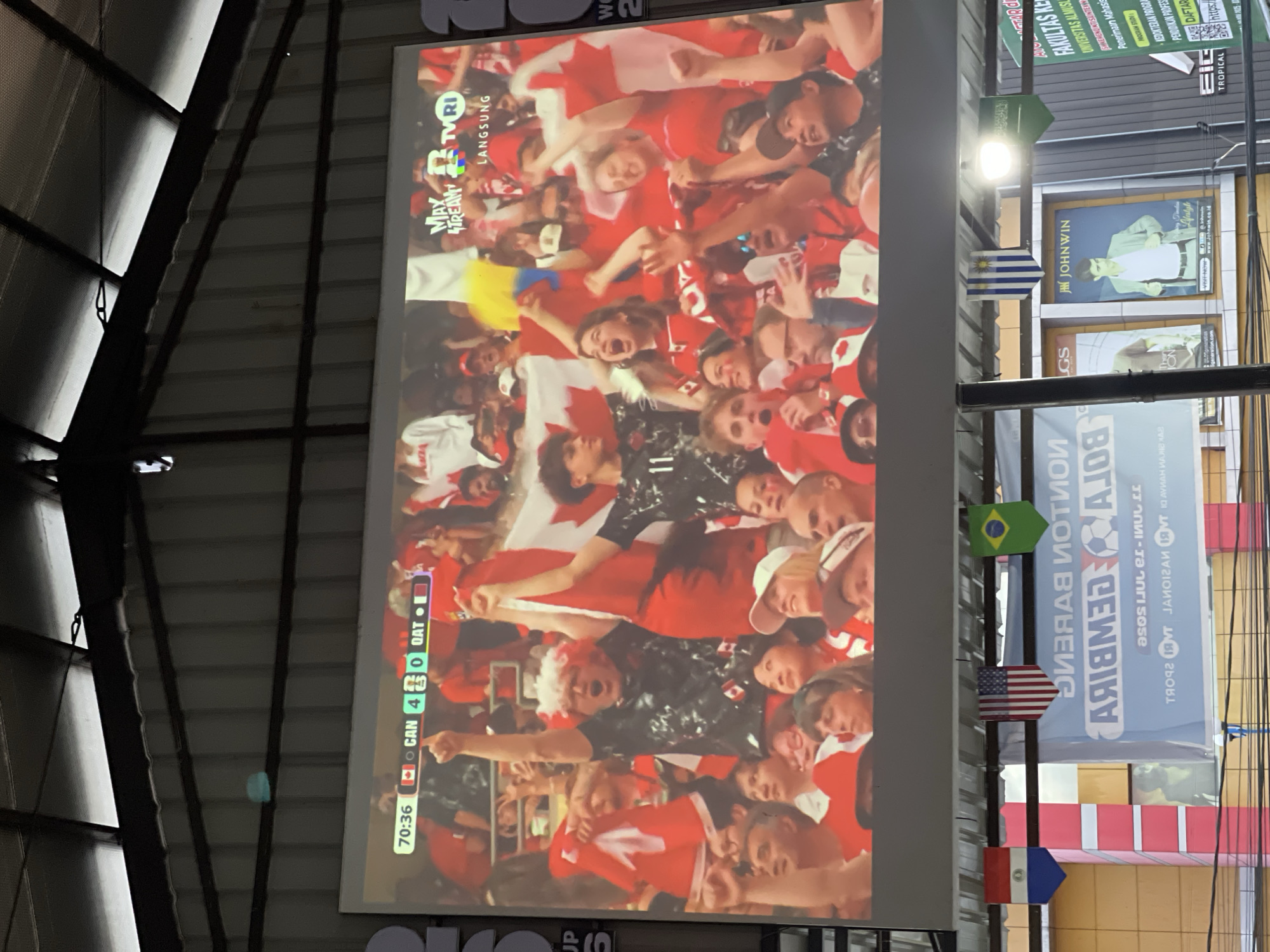 Bireuen cafe crowd watches Canada rout Qatar 5-0 at World Cup