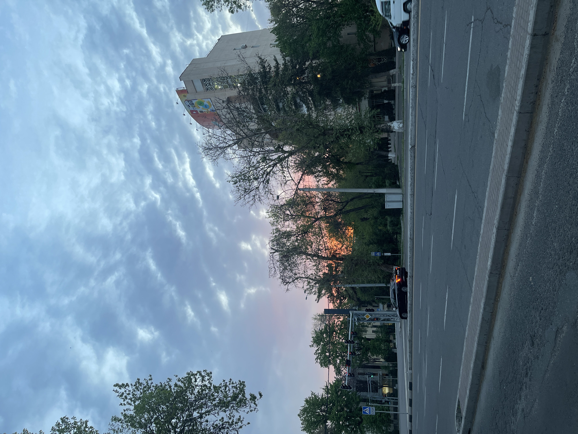 Early morning street scenes documented in Tashkent, Uzbekistan
