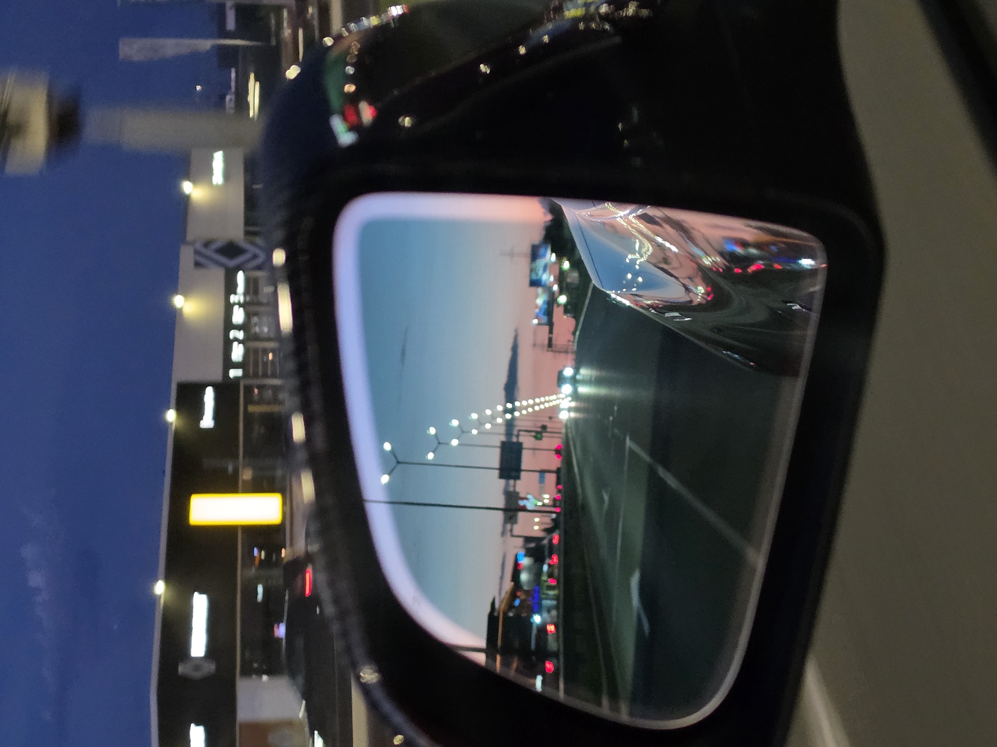 Evening drive through Sofia highways and tunnels captured