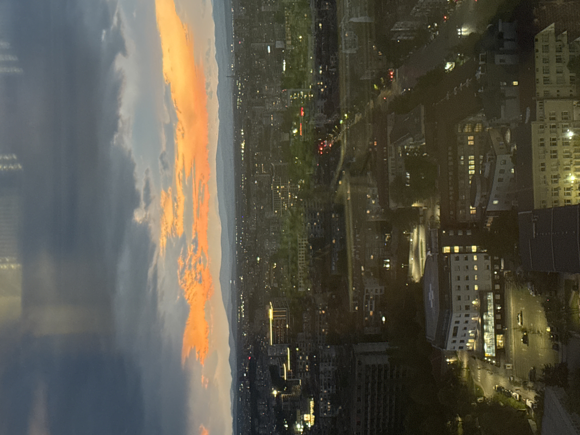 Sofia witness captures sunset cityscape and bao bun dinner
