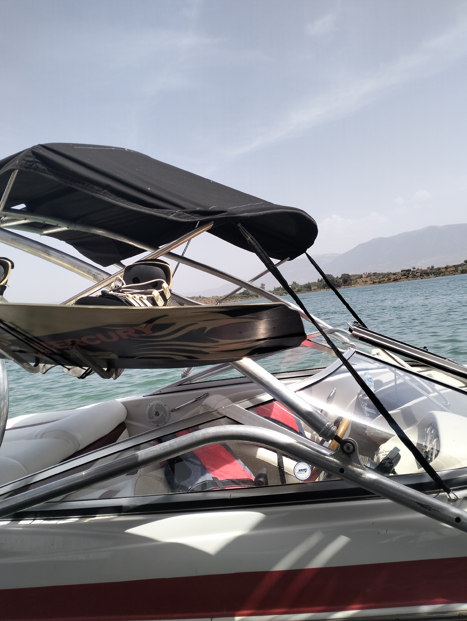 Recreational boating activity observed on Morocco's Bin El Ouidane Lake