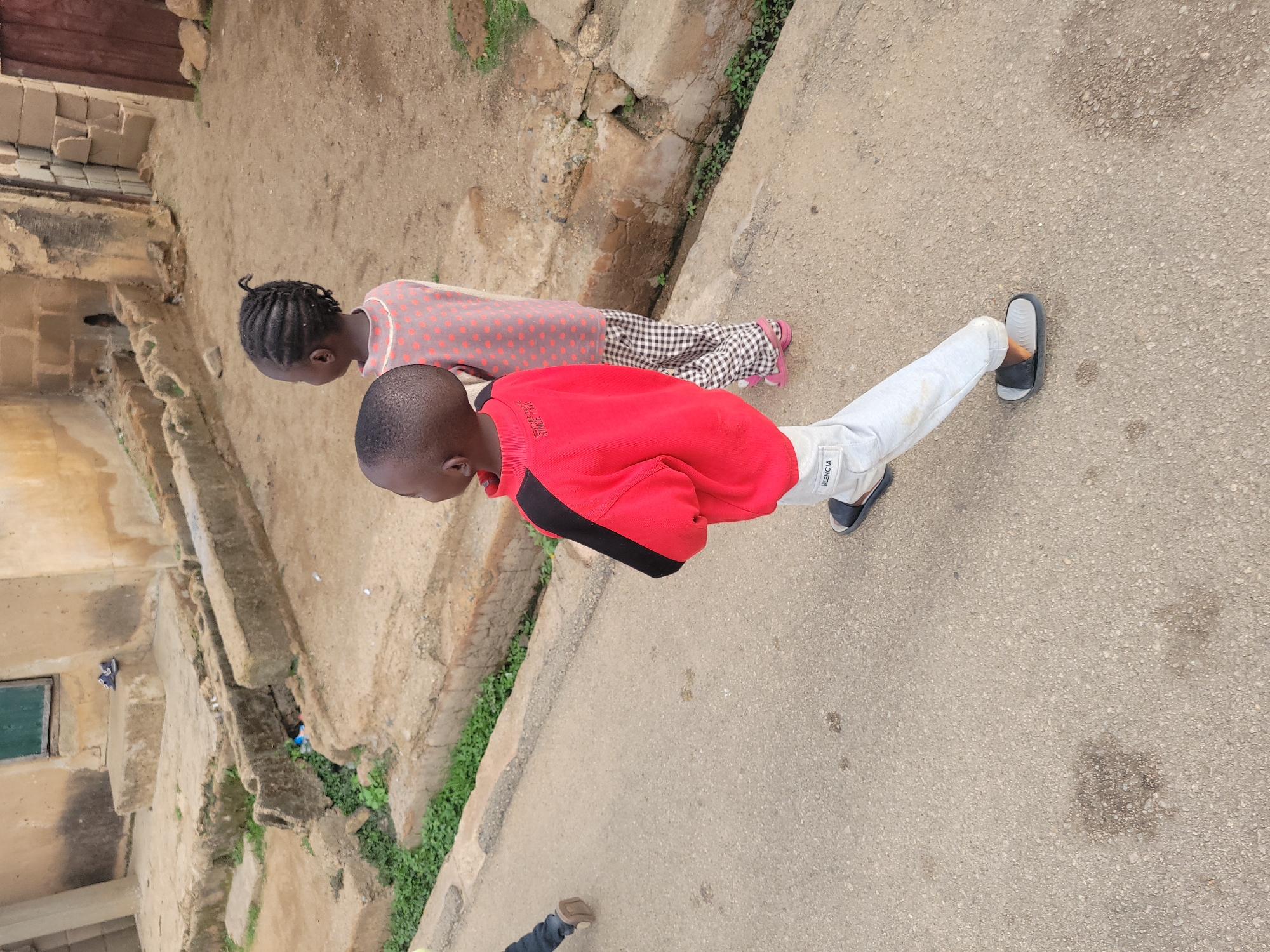 Children observed playing near drainage channel