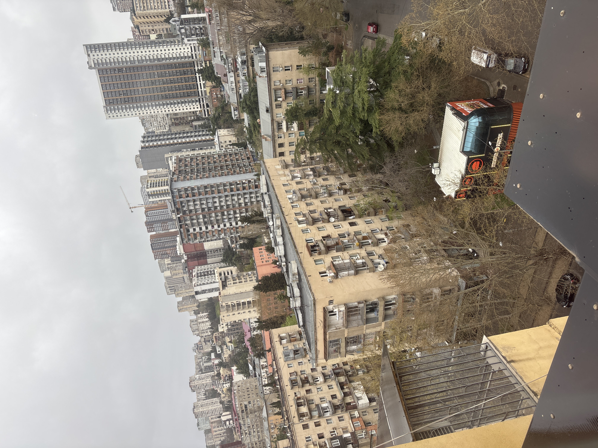 Early morning routine documented across Tbilisi apartment during rainy dawn