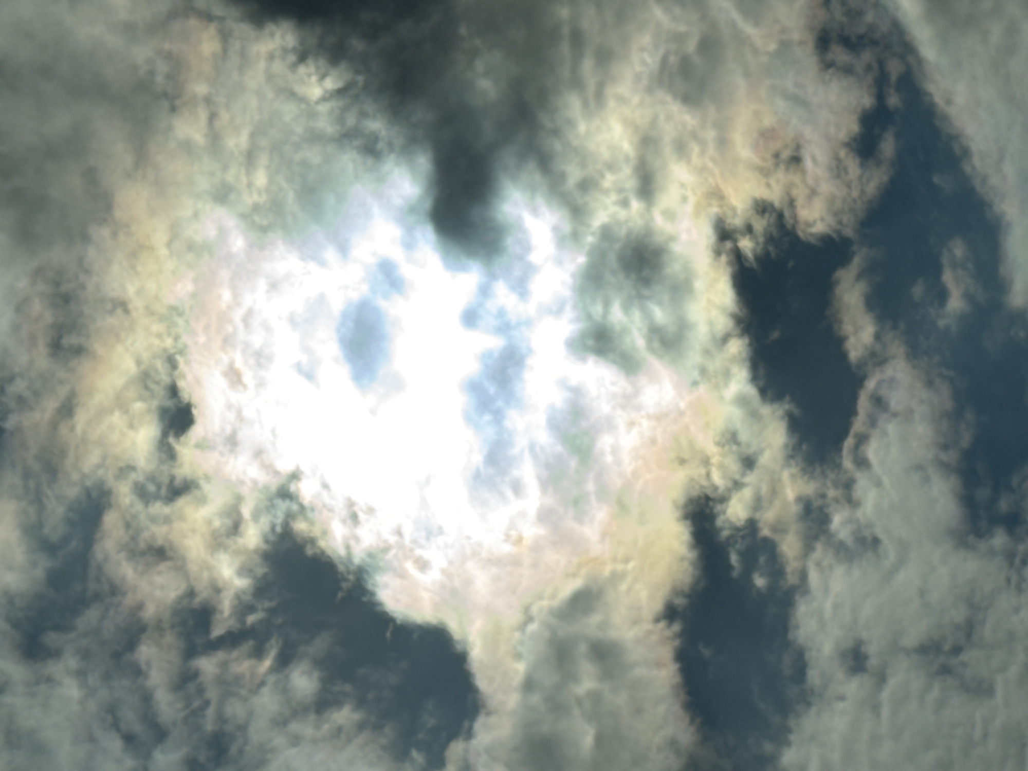 Overcast skies observed in Berezki, Russia