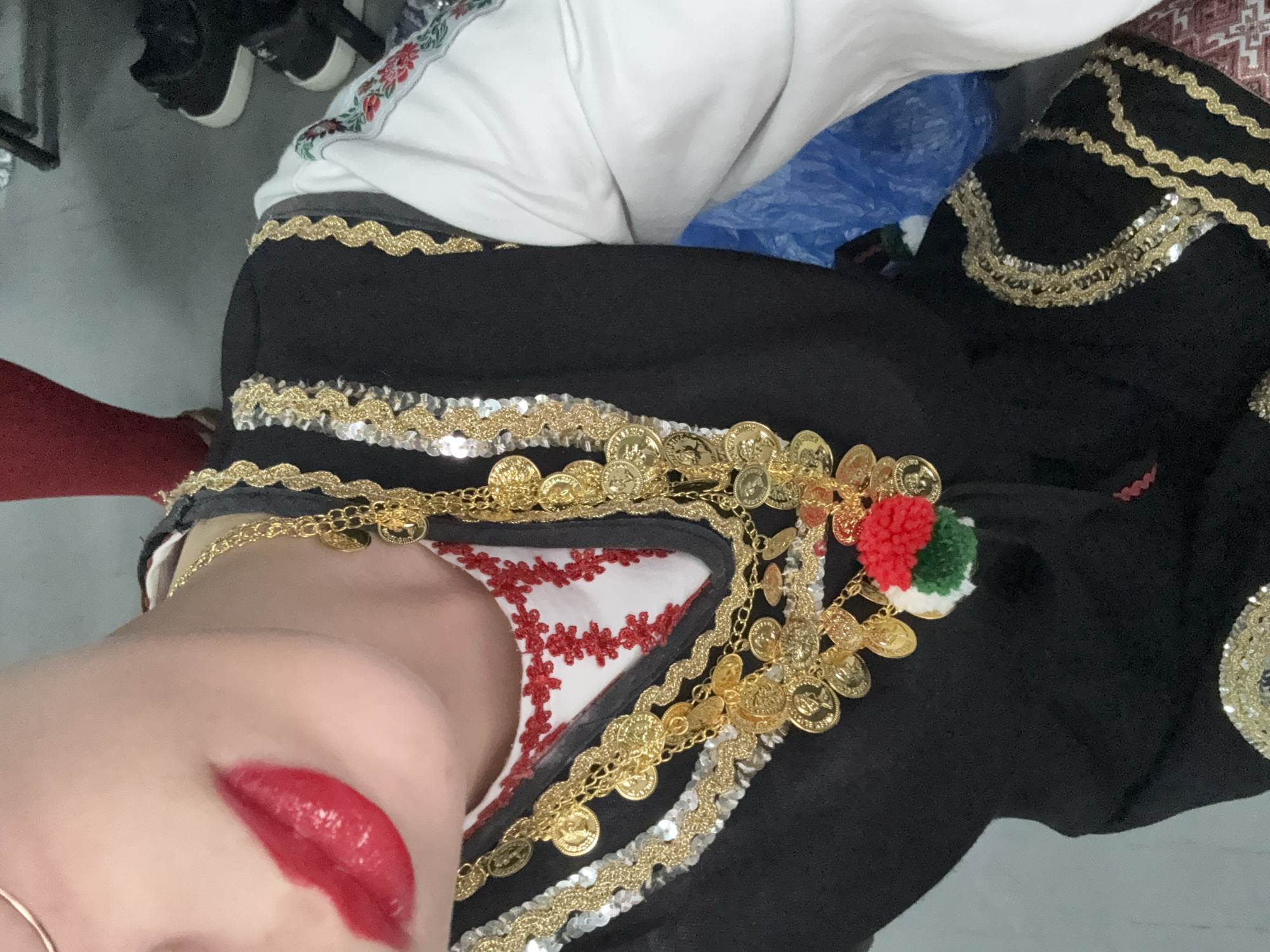 Traditional costume photographed in Belgrade