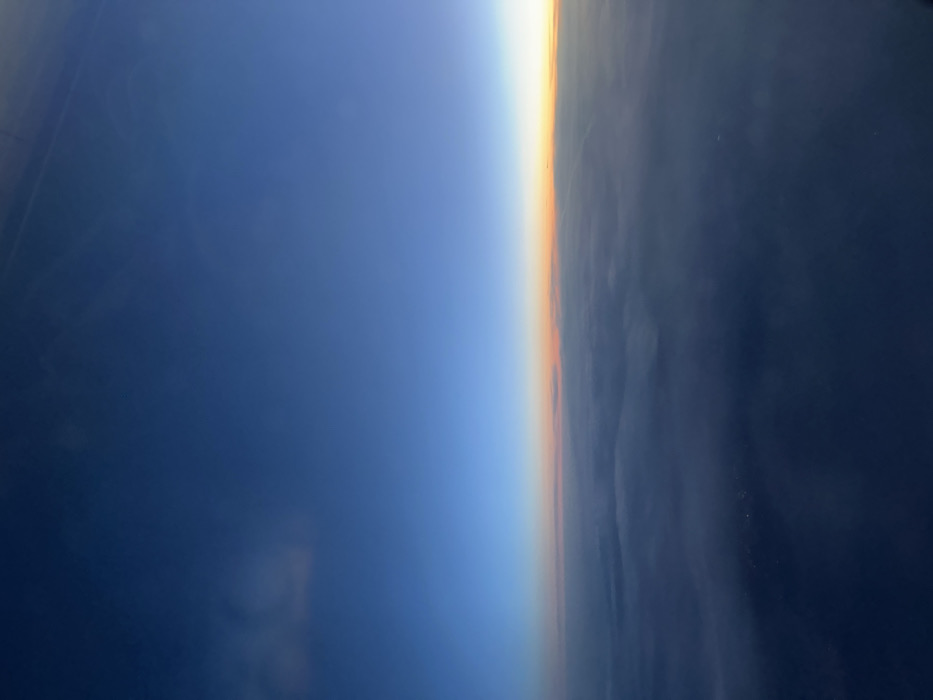 Twilight cloud formations observed over Bad Berleburg, Germany