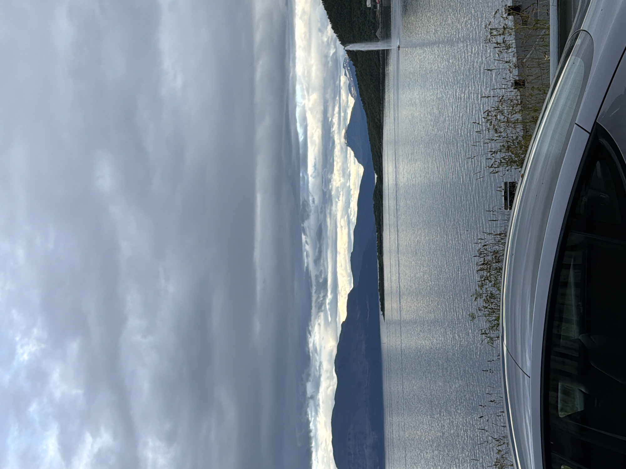Harstad fjord views on a cloudy summer afternoon