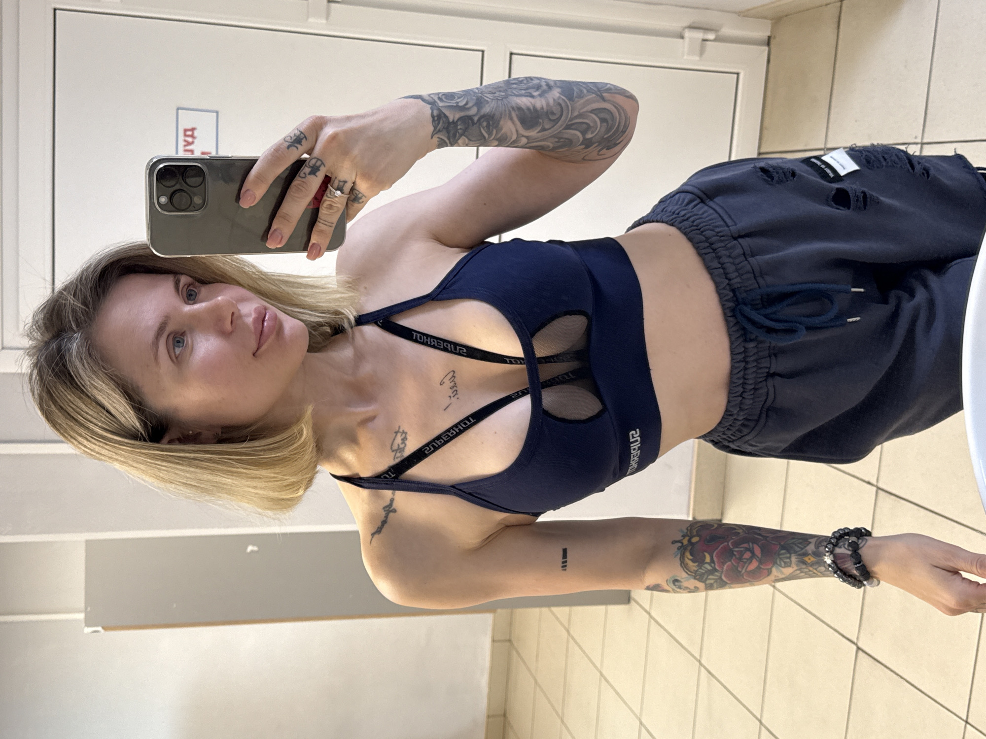 Woman Takes Bathroom Selfie in Mayma, Russia