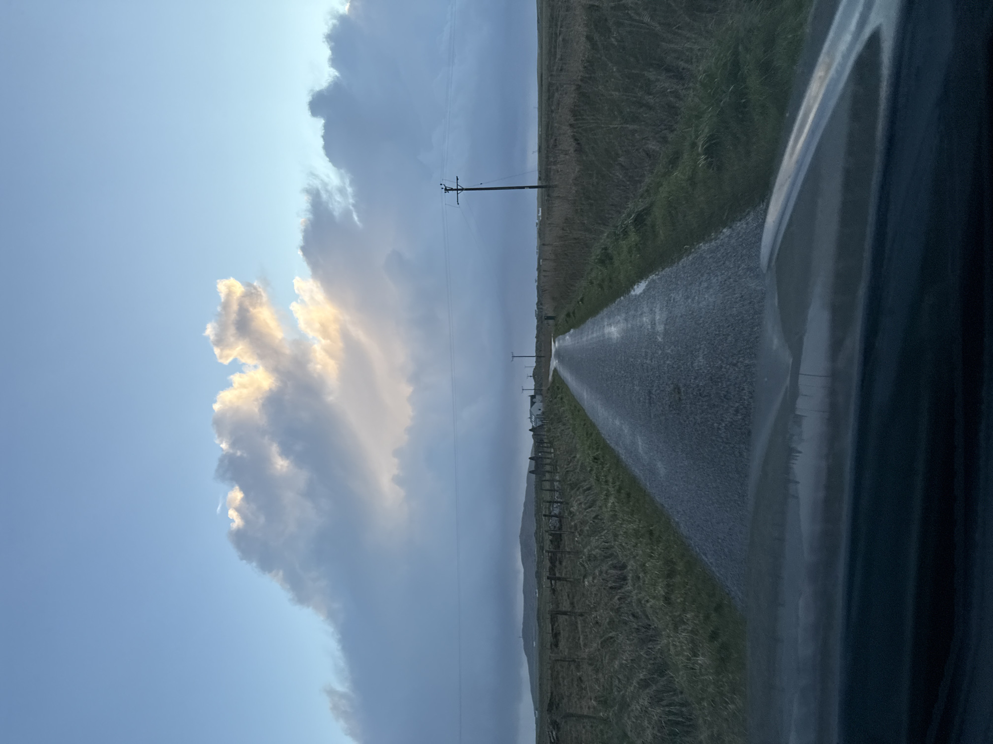 Rainy rural afternoon documented across countryside and indoor settings