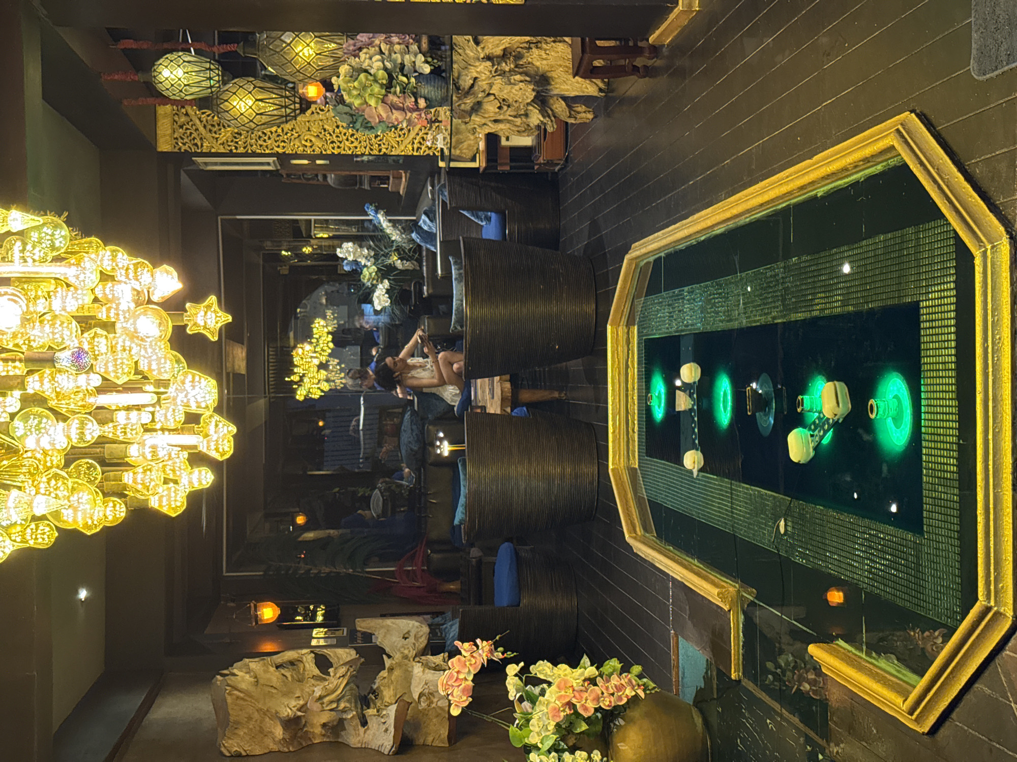 Bo Phut's neon-lit nightlife strip, Koh Samui