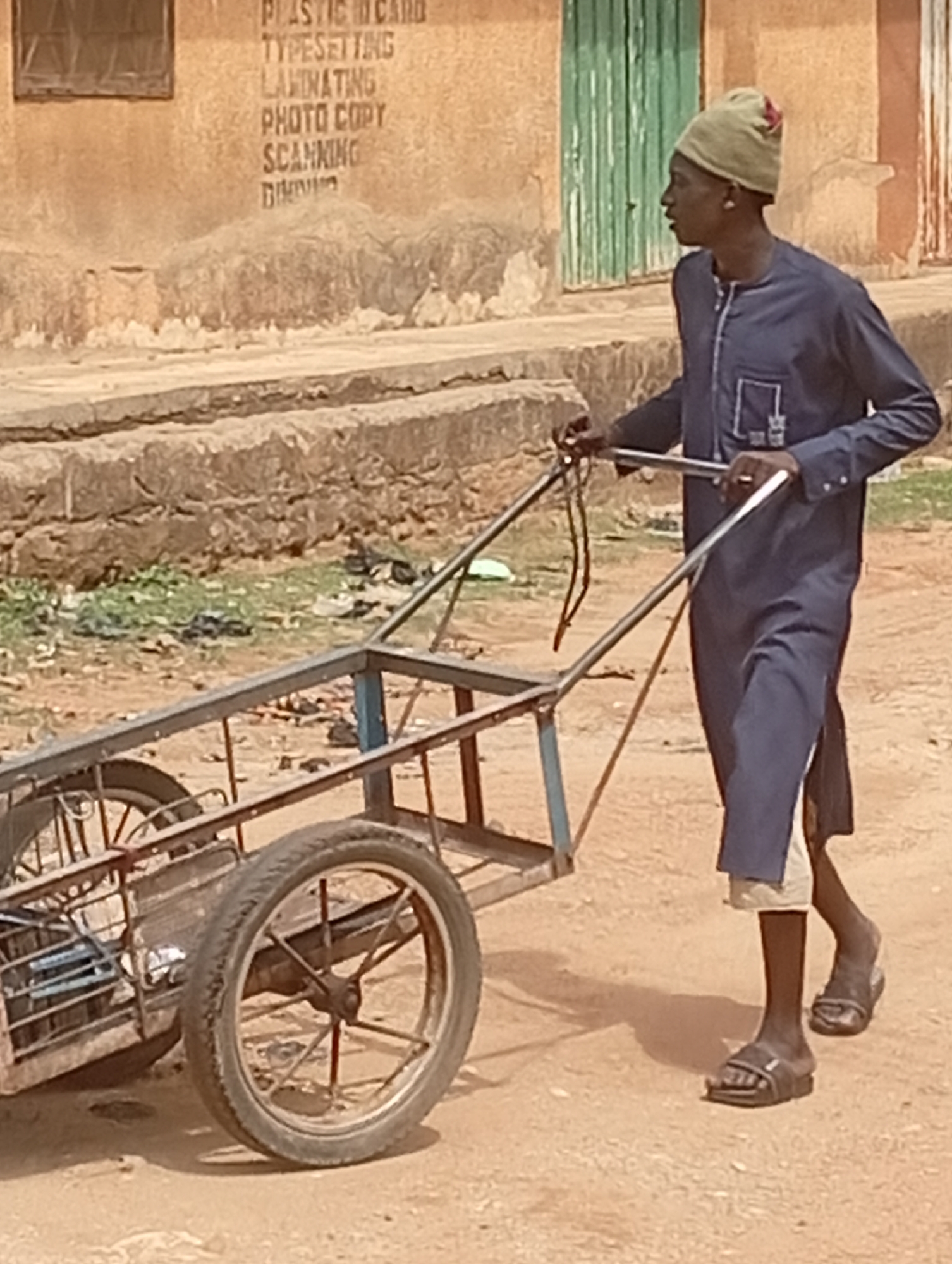 Daily street life documented in Sabon Tasha Nigeria neighborhood