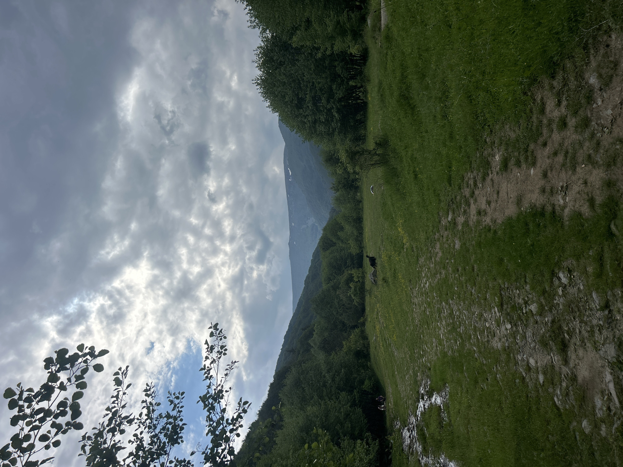 Afternoon hiking excursion documented in Bulgarian mountain village
