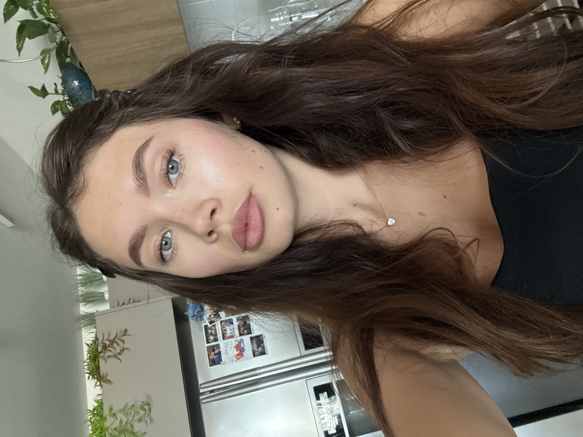 Woman takes selfie in Tel Aviv