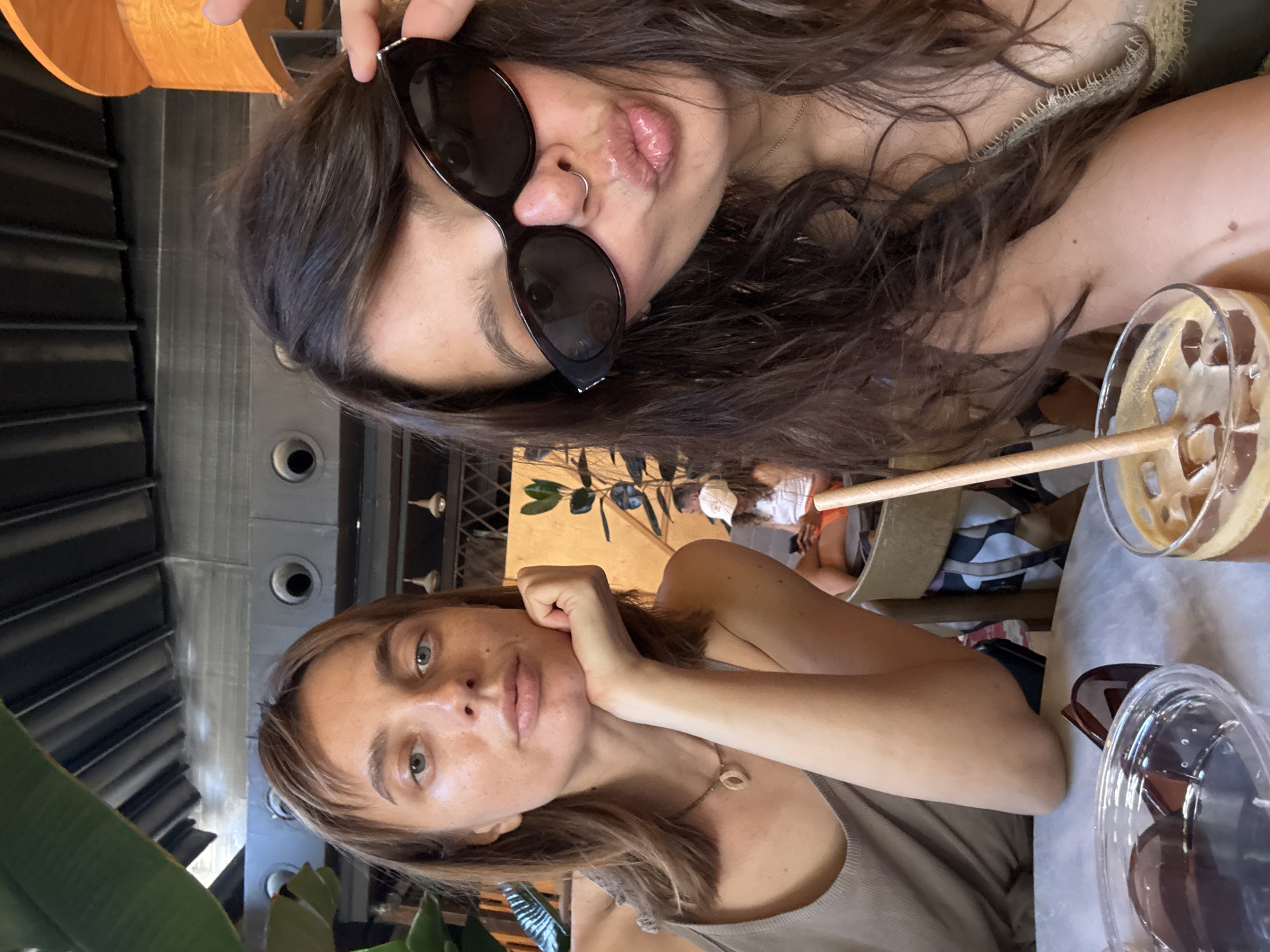 Morning cafe culture captured in Tel Aviv selfies and drinks