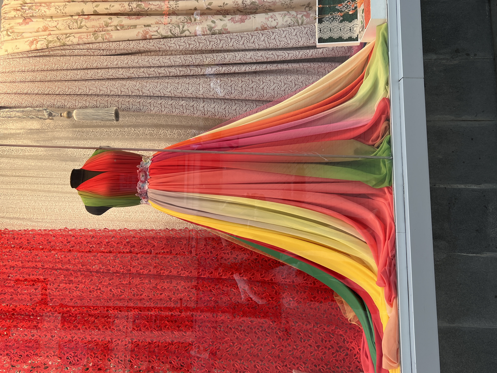 Shopping district window displays documented in Yekaterinburg