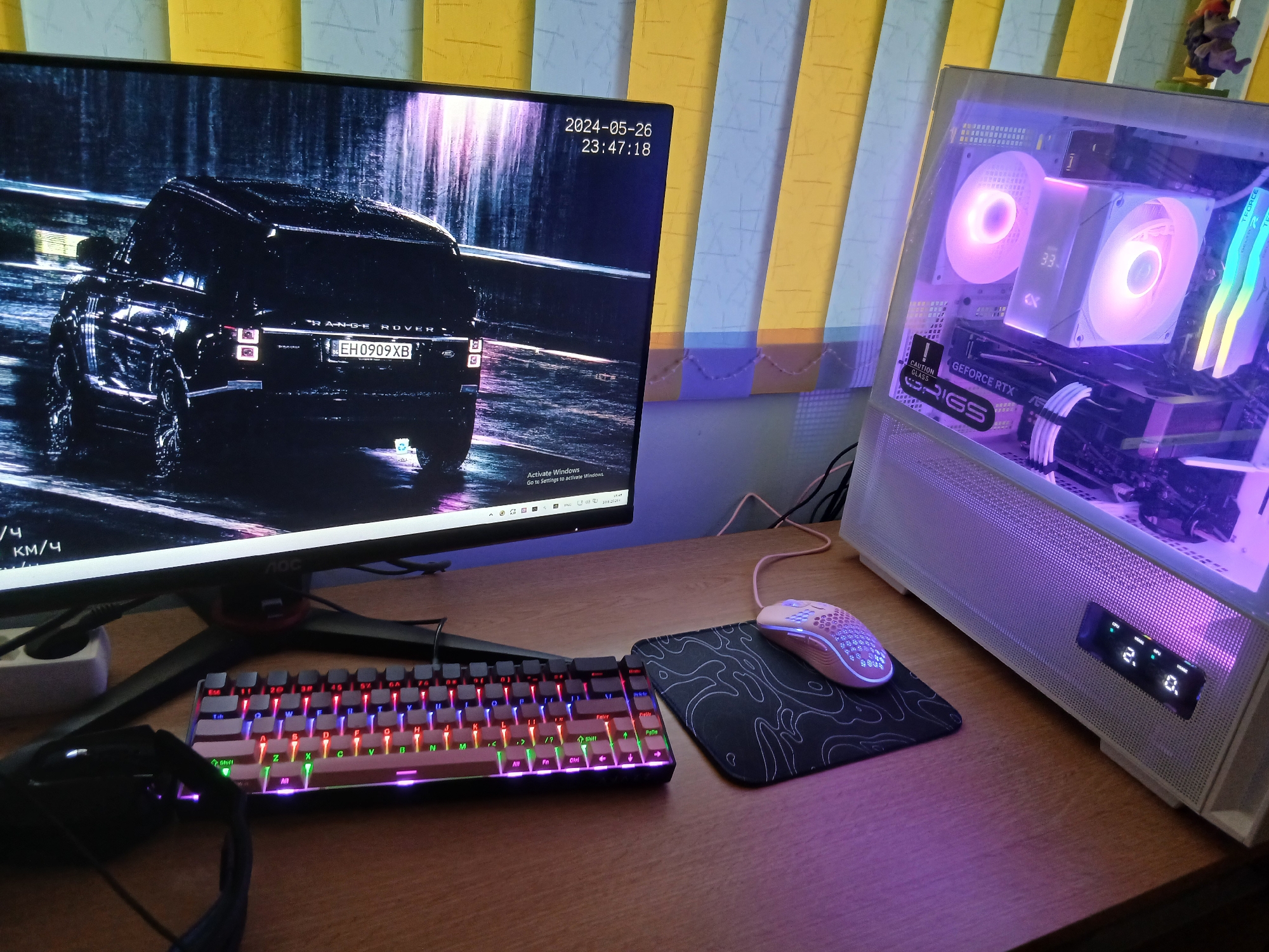 Personal documentation session captures gaming, snacks, and sunset views in Pleven