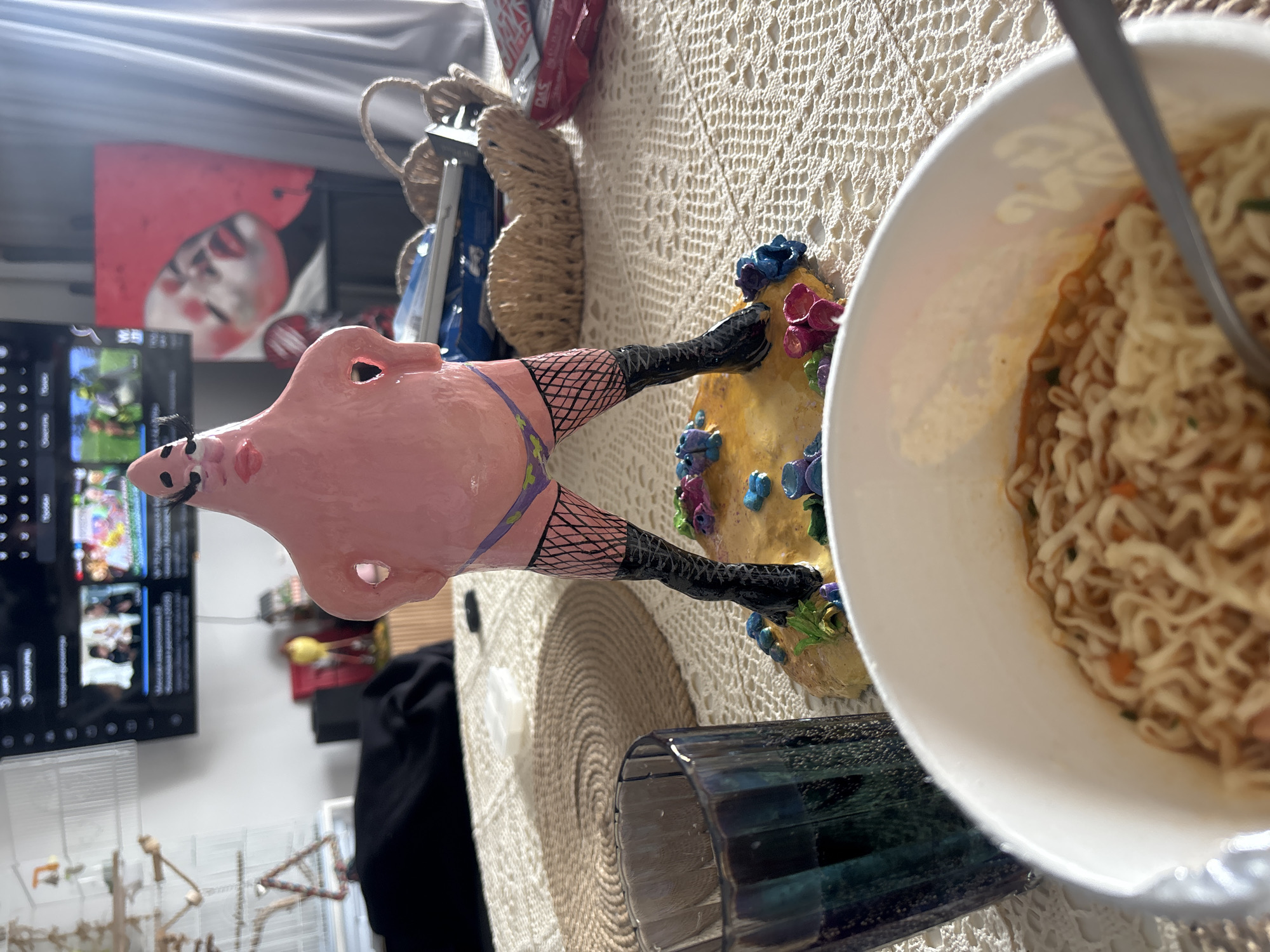 Morning domestic moments documented in Krasnoyarsk home