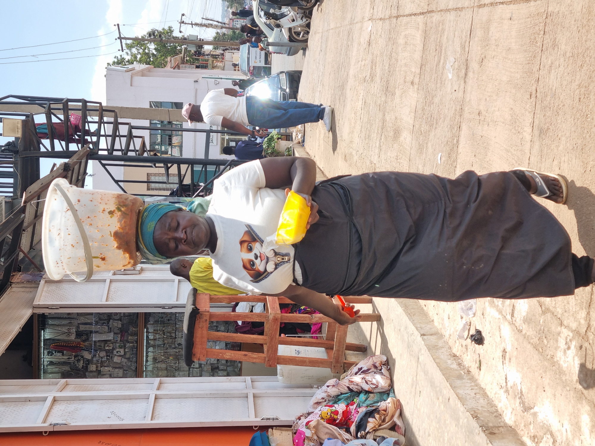Daily street life and commerce observed in Jos, Nigeria
