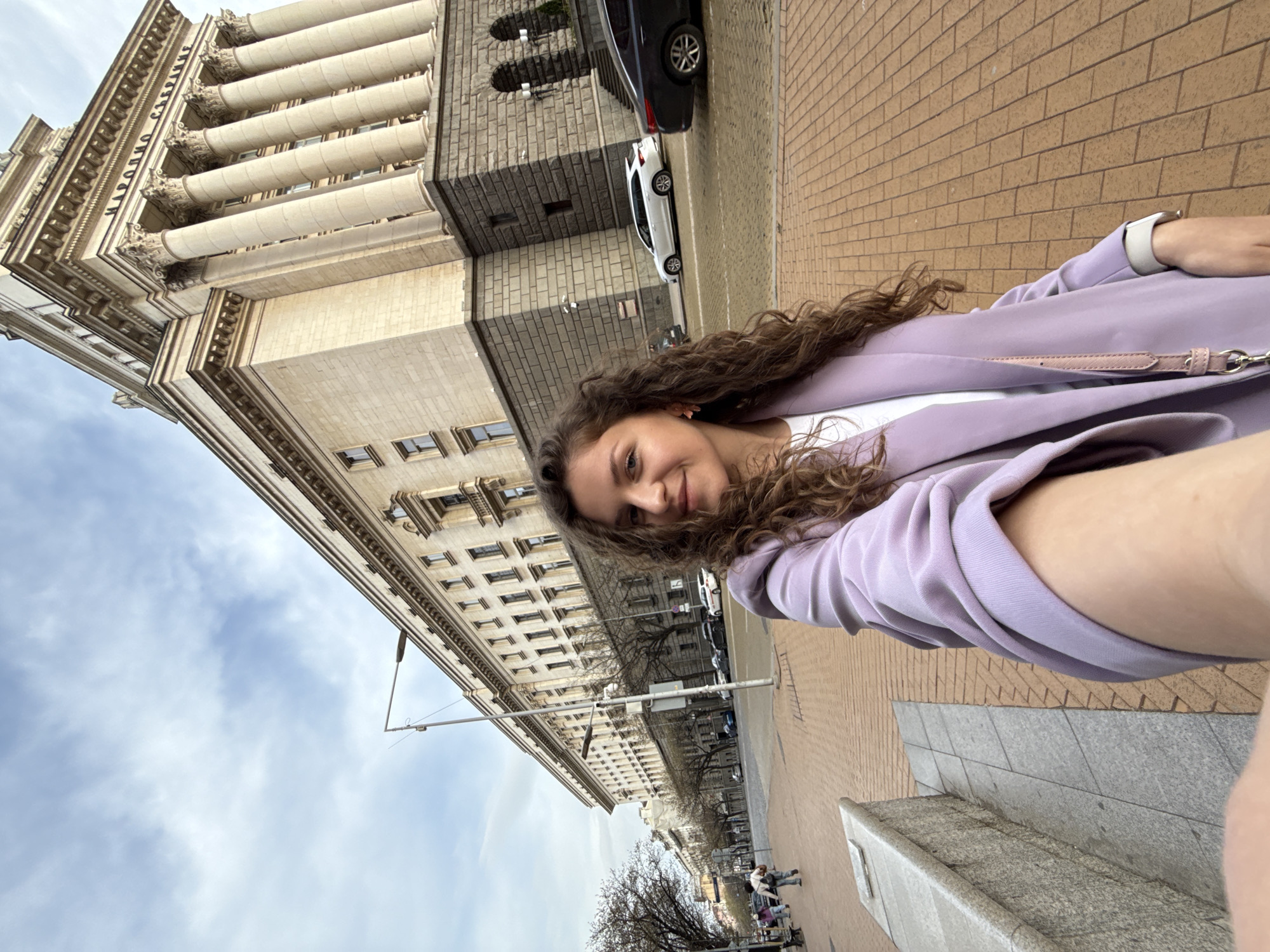 Tourist photographs captured at Sofia National Assembly building