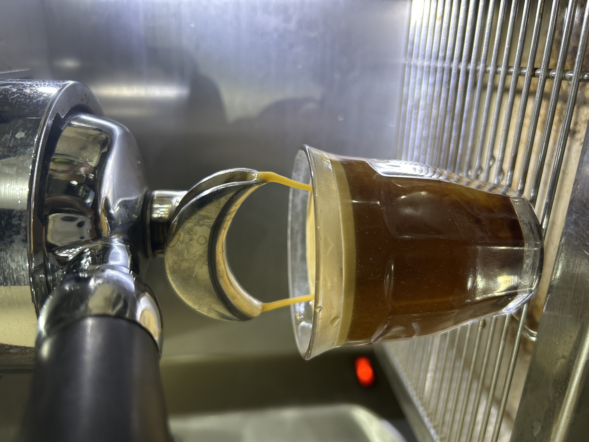 Coffee preparation process documented in Lhokseumawe, Indonesia cafe