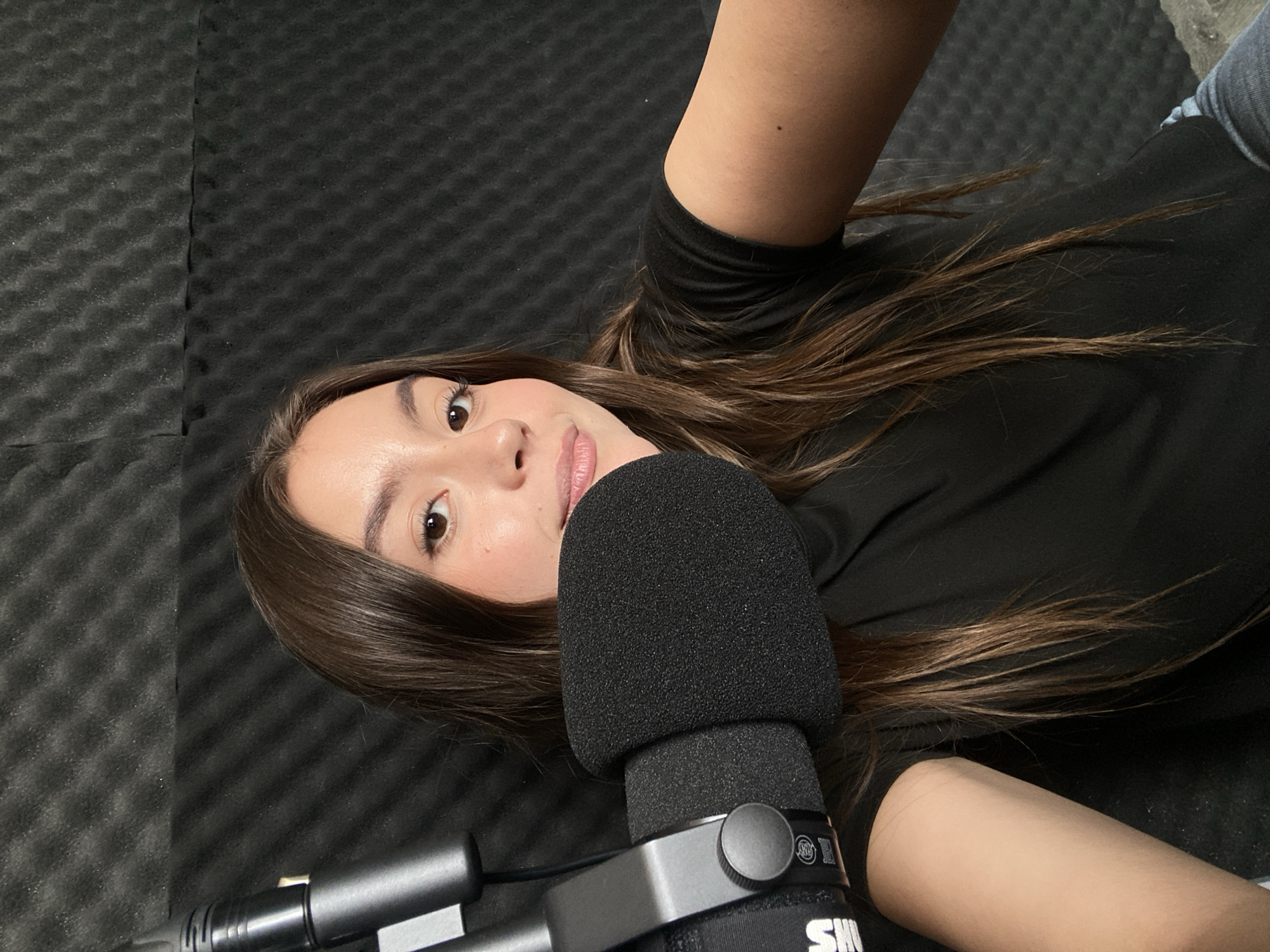 Recording session activity observed in soundproofed studio space