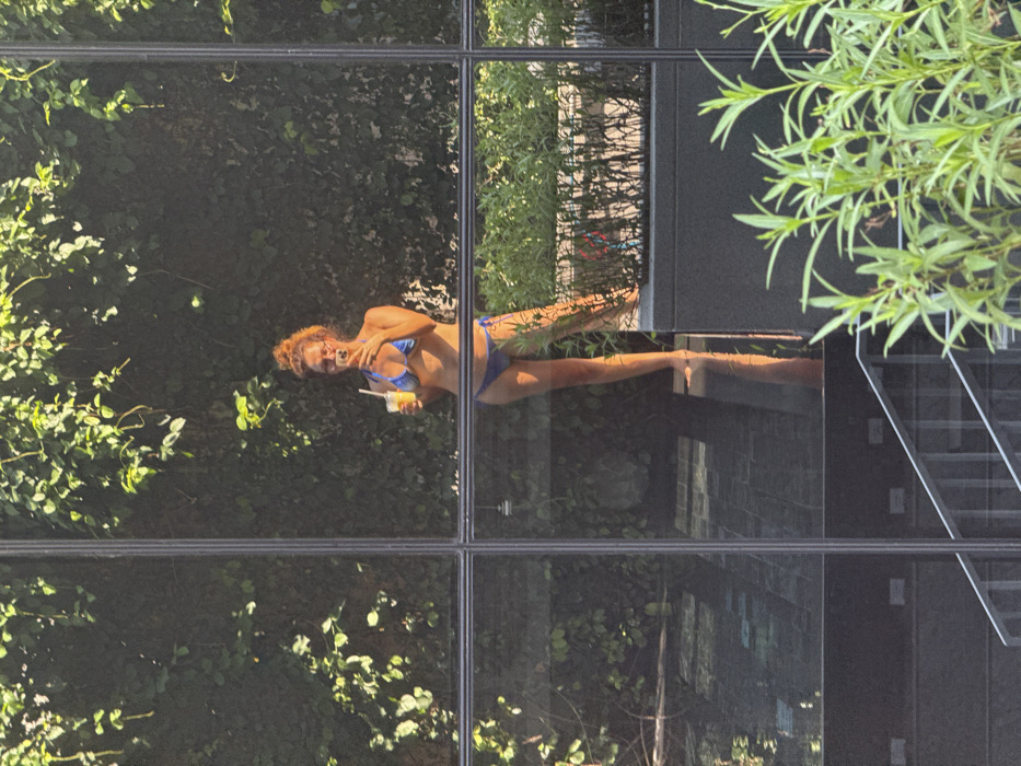 Morning poolside scene captured at Bangkok hotel complex