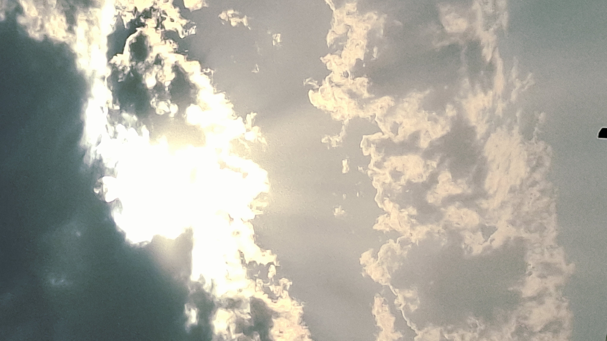 Dramatic cloud break over Fergana City on a July afternoon