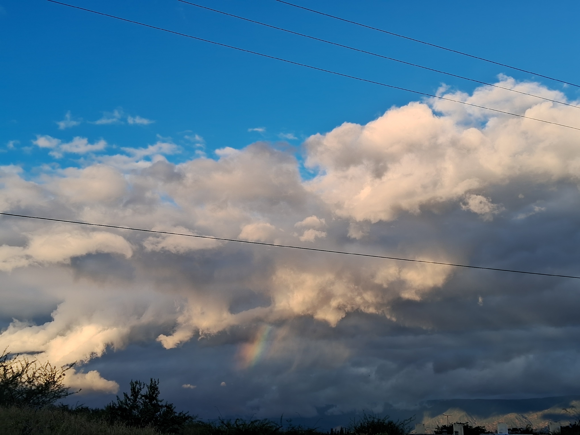 Cloudy sky photographed in Catamarca, Argentina