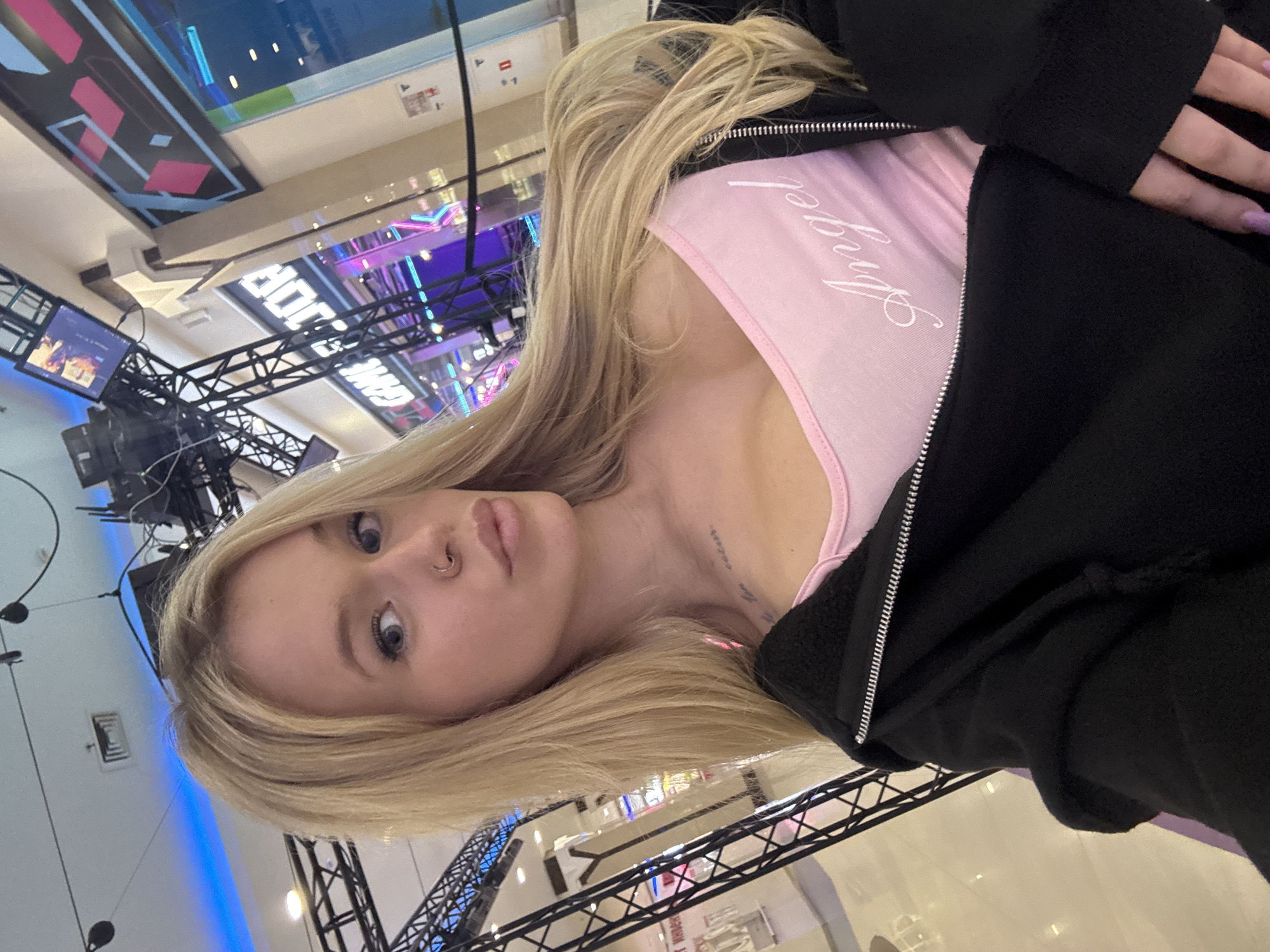 Inside a Saint Petersburg mall: rink, VR setup, and toy display