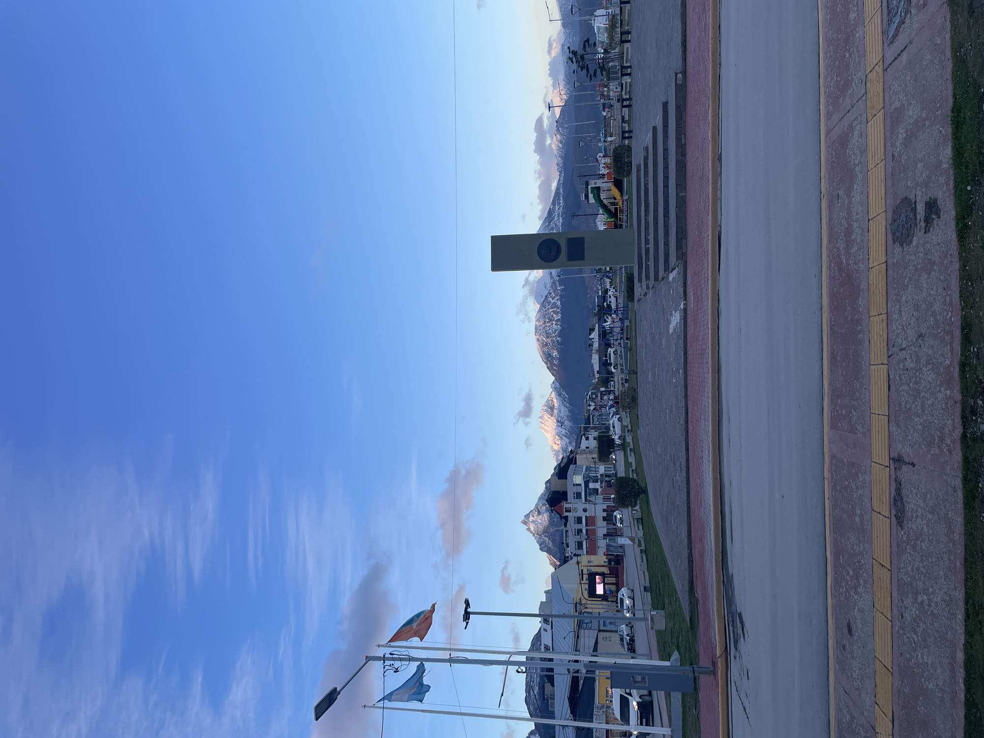 Evening street and market scenes documented in Ushuaia