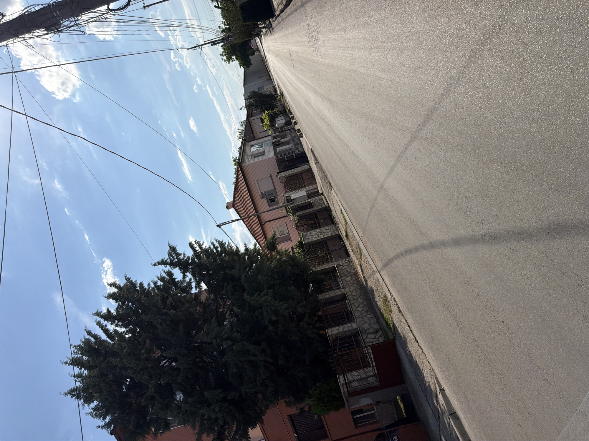 Witness documents afternoon street scenes across residential Plovdiv, Bulgaria