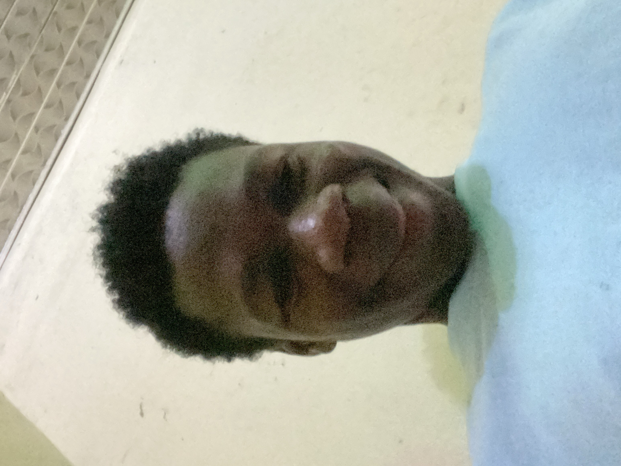 Morning selfies and text graphics from Mararaba, Nigeria